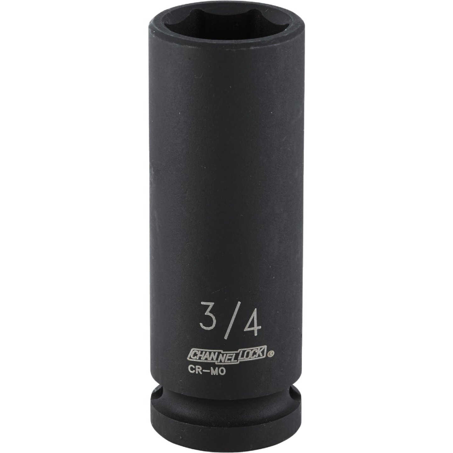 Channellock 1/2 In. Drive 3/4 In. 6-Point Deep Standard Impact Socket Image 1