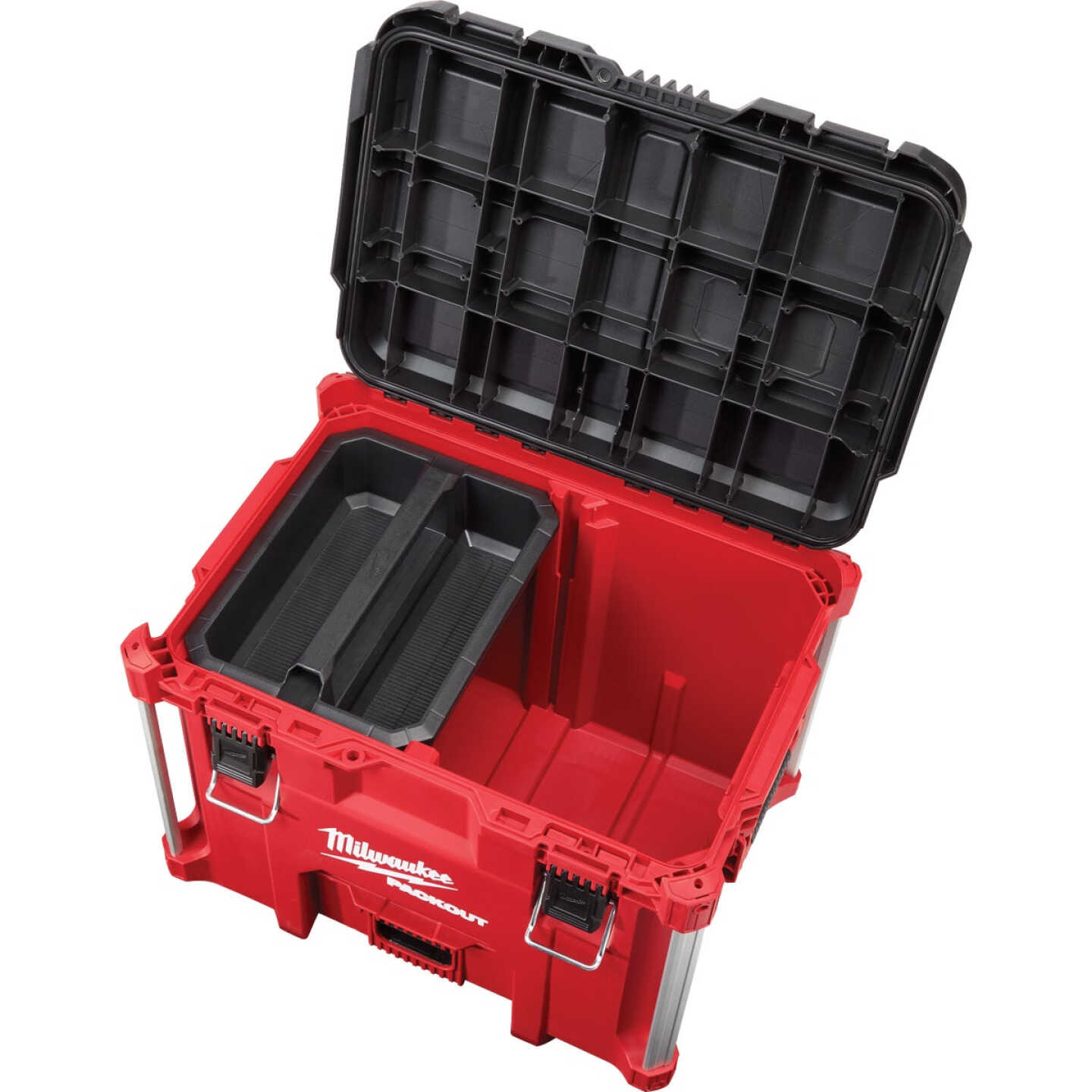 Milwaukee PACKOUT 16 In. x 17 In. XL Toolbox, 100 Lb. Capacity Image 2
