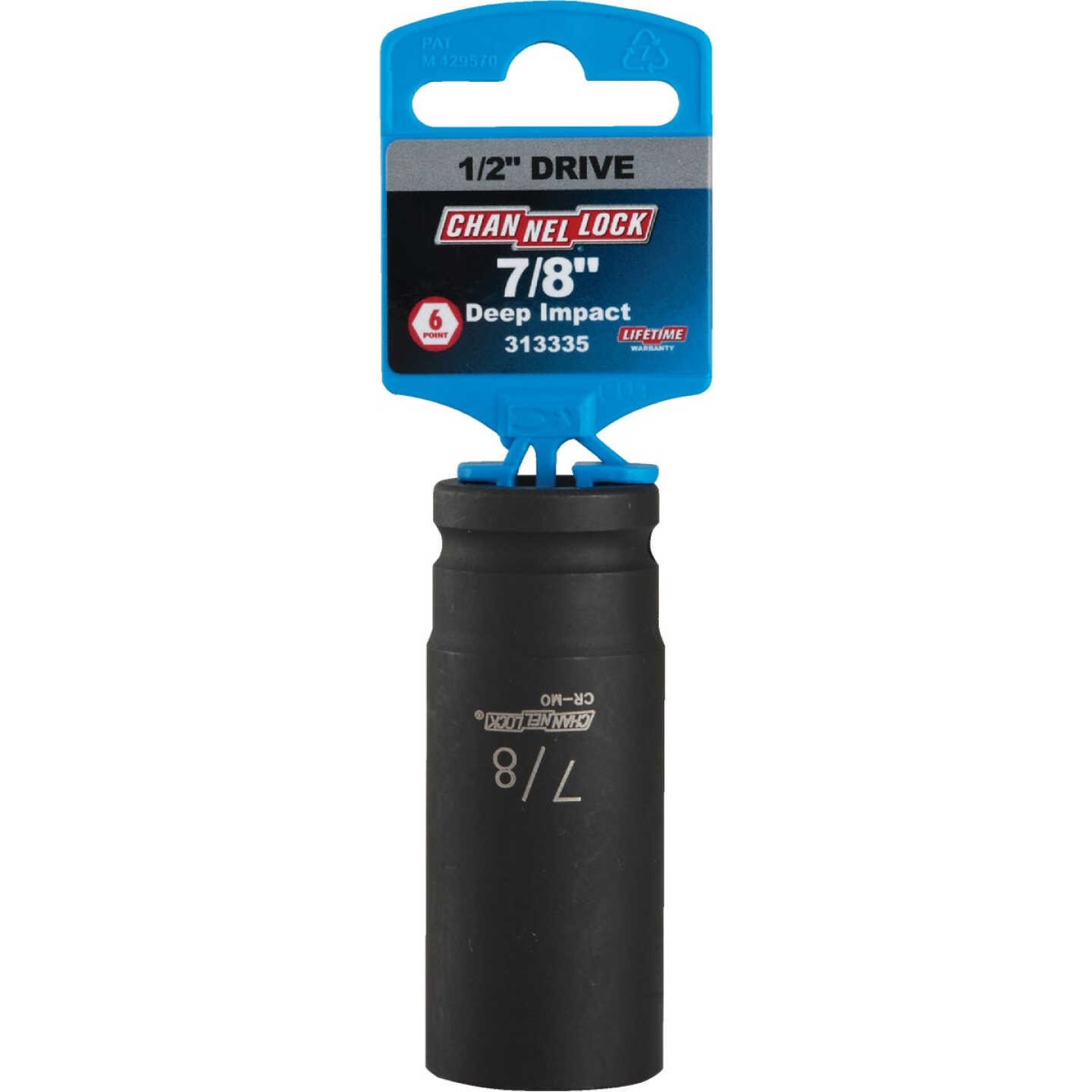 Channellock 1/2 In. Drive 7/8 In. 6-Point Deep Standard Impact Socket Image 2
