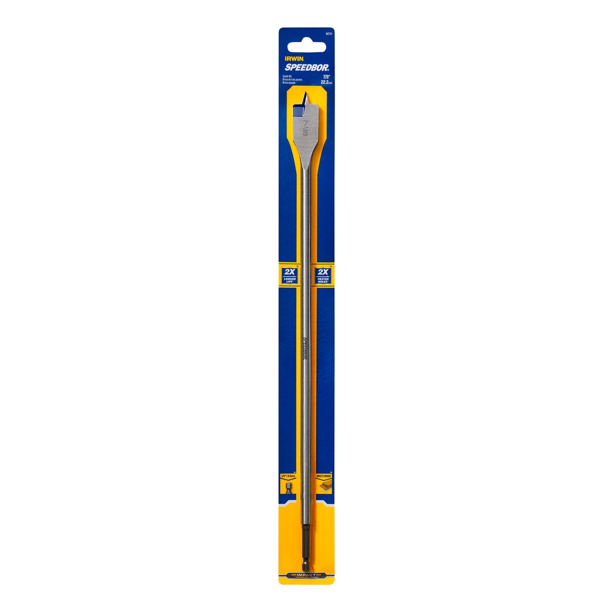 Irwin Speedbor 7/8 In. x 16 In. Spade Bit Image 2