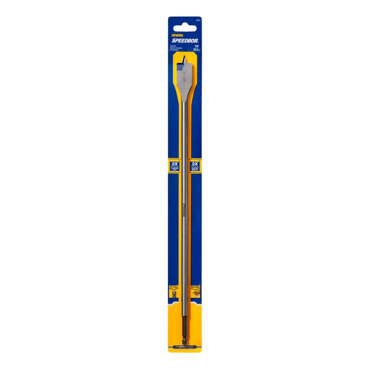 Irwin Speedbor 7/8 In. x 16 In. Spade Bit Image 2