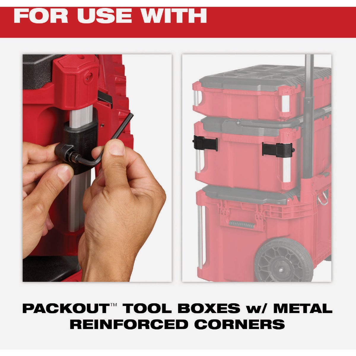 Milwaukee PACKOUT Tool Box Attachment Mount Image 3