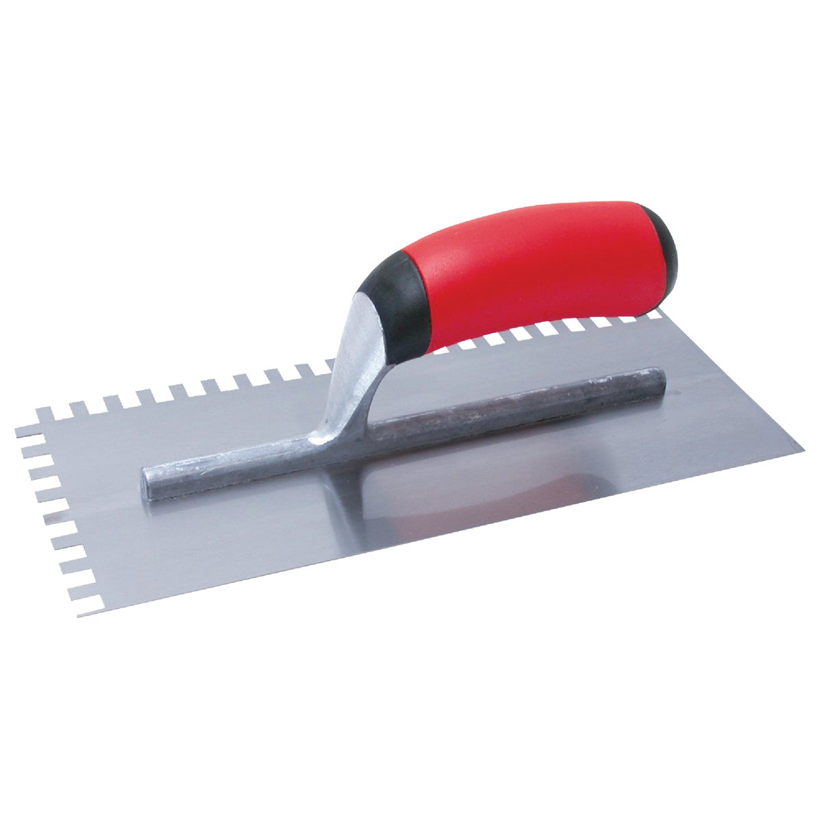 Marshalltown QLT 1/4 x 1/4 x 1/4 In. Square Notched Trowel w/Soft Grip