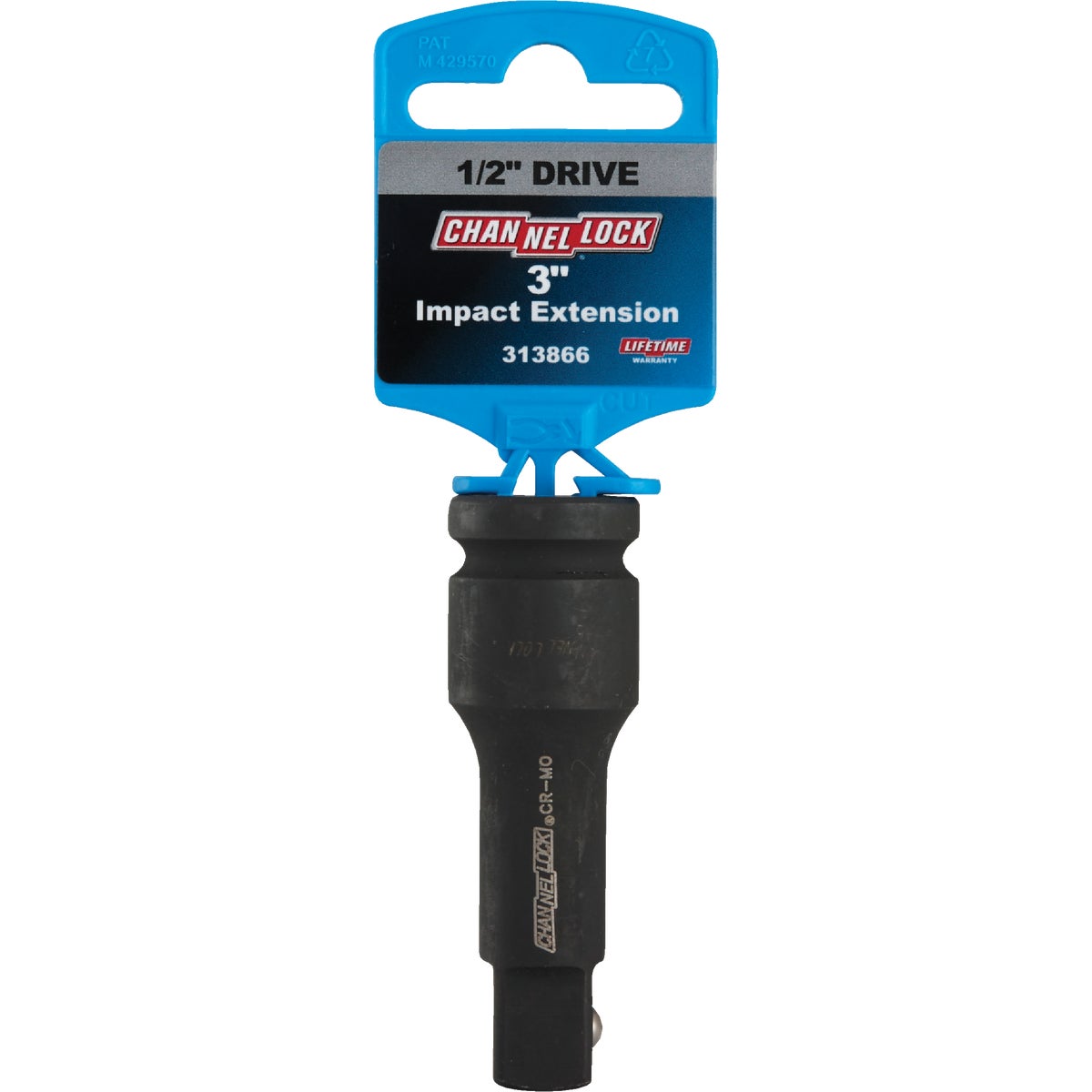 Channellock 1/2 In. Drive 3 In. Long Impact Socket Extension Image 2