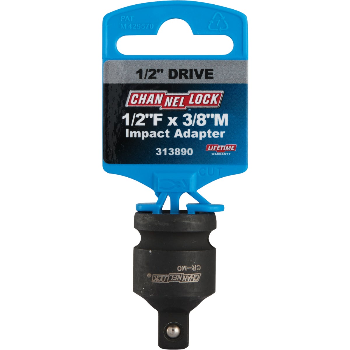 Channellock Impact 1/2 In. F x 3/8 In. M Socket Adapter Image 2