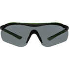 3M Black/Green Frame Brow Guard Safety Glasses with Gray Lenses Image 5