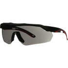 3M Black/Green Frame Brow Guard Safety Glasses with Gray Lenses Image 3