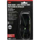 3M Black/Green Frame Brow Guard Safety Glasses with Gray Lenses Image 6