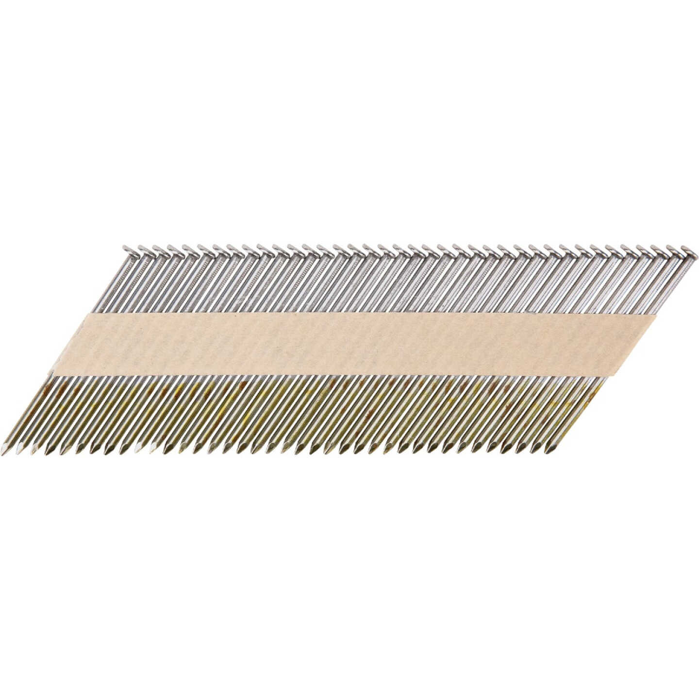 Pro-Fit 3 In. x 0.131 In. 30 Degree Paper Tape Smooth Shank Clipped Head Brite Framing Stick Nails (2500 Ct.) Image 1