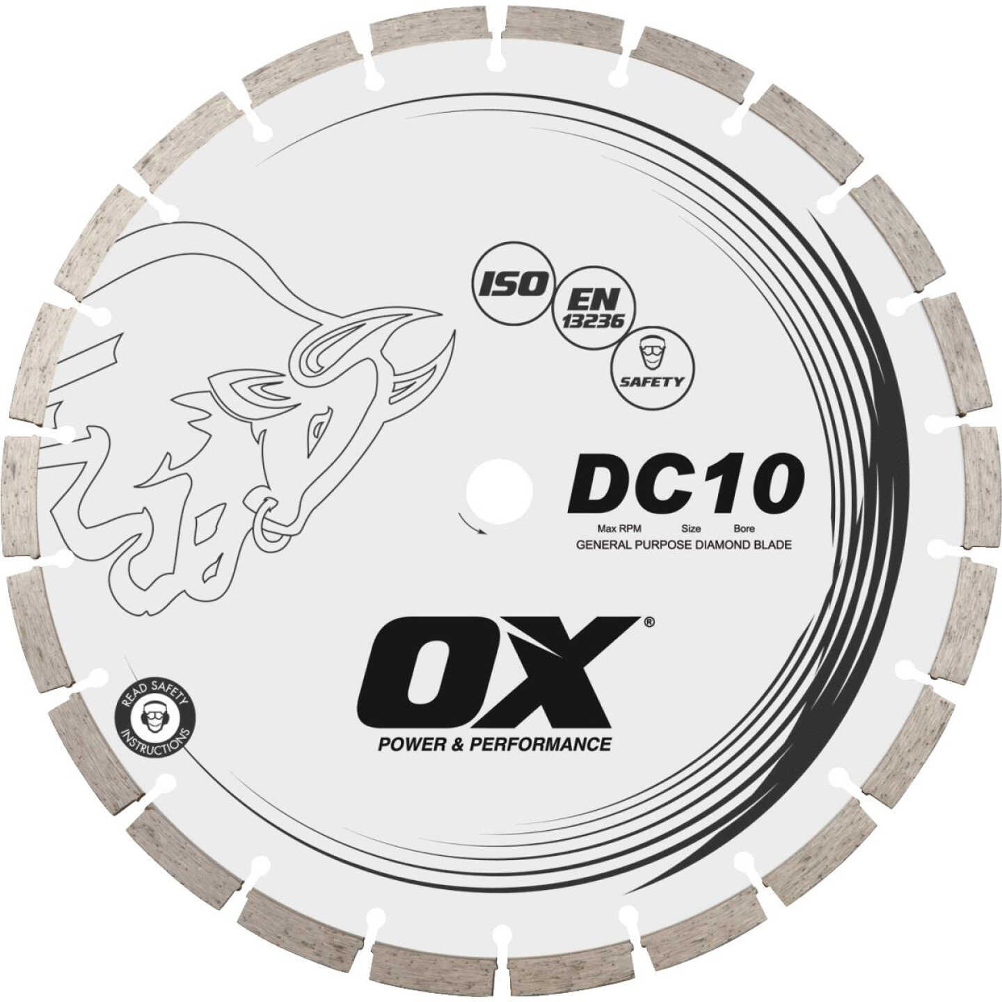 OX 4-1/2 In. Segmented Diamond Blade Image 1