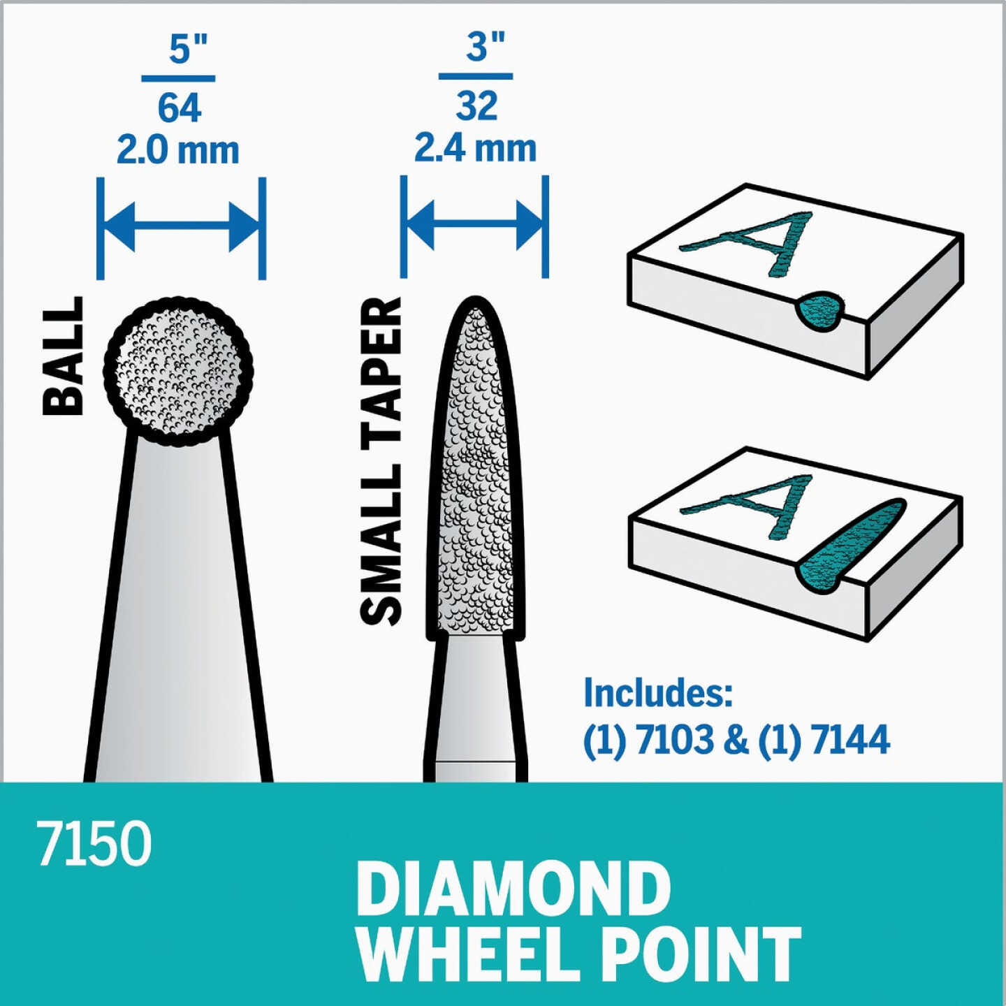 Dremel Diamond Point Engraving Set (2-Piece) Image 2