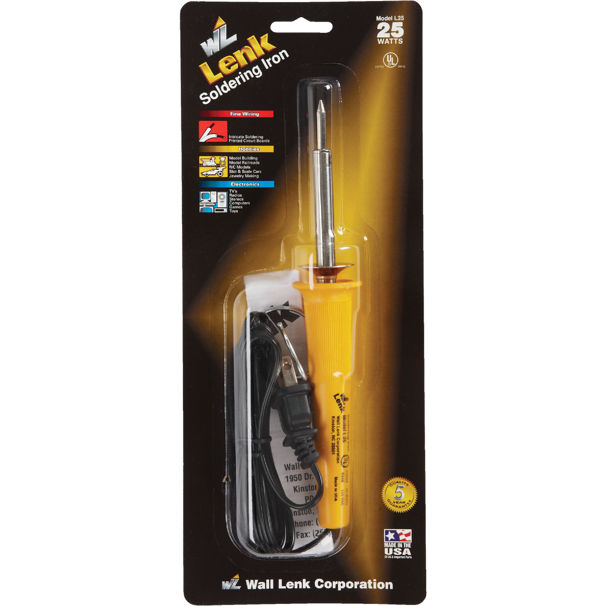 Wall Lenk 25W 900 F Electric Soldering Iron Image 2