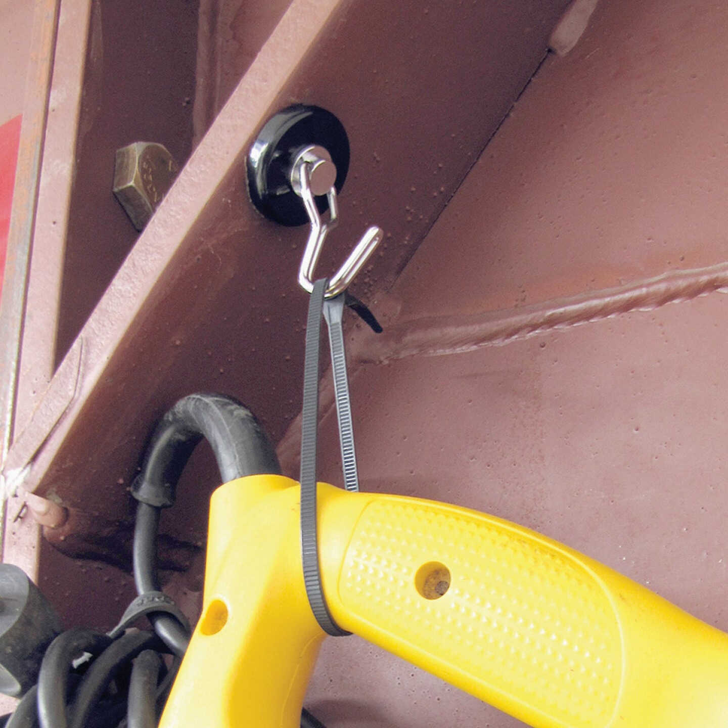 MagnetSource Neodymium Rotating and Swinging 65 Lb. Capacity Magnet Hook Image 6