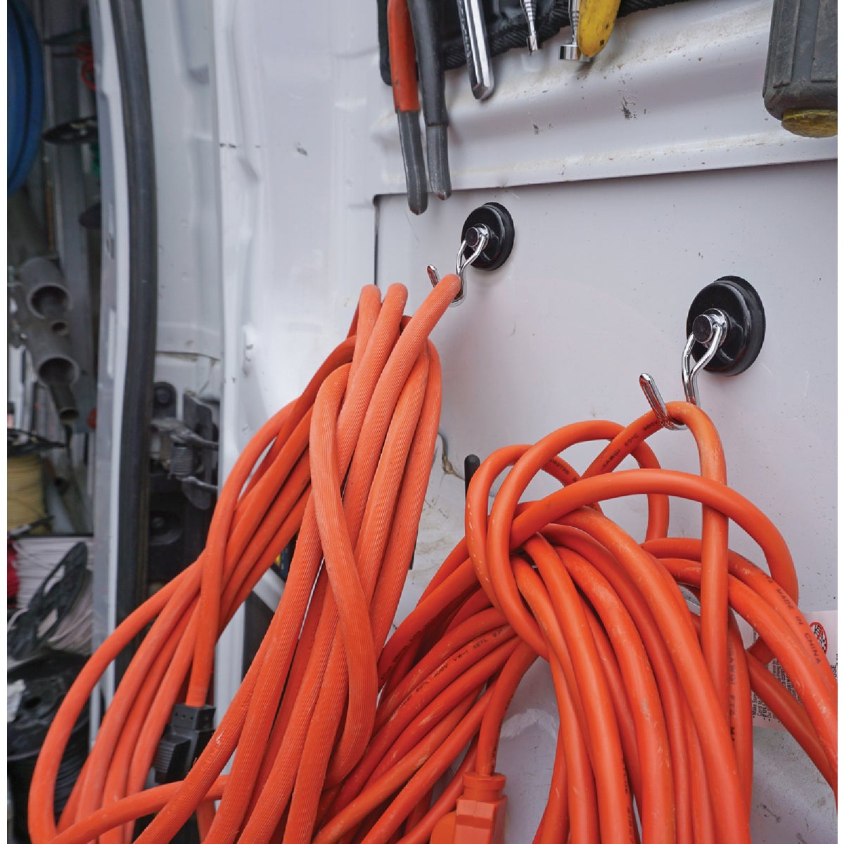 MagnetSource Neodymium Rotating and Swinging 65 Lb. Capacity Magnet Hook Image 4