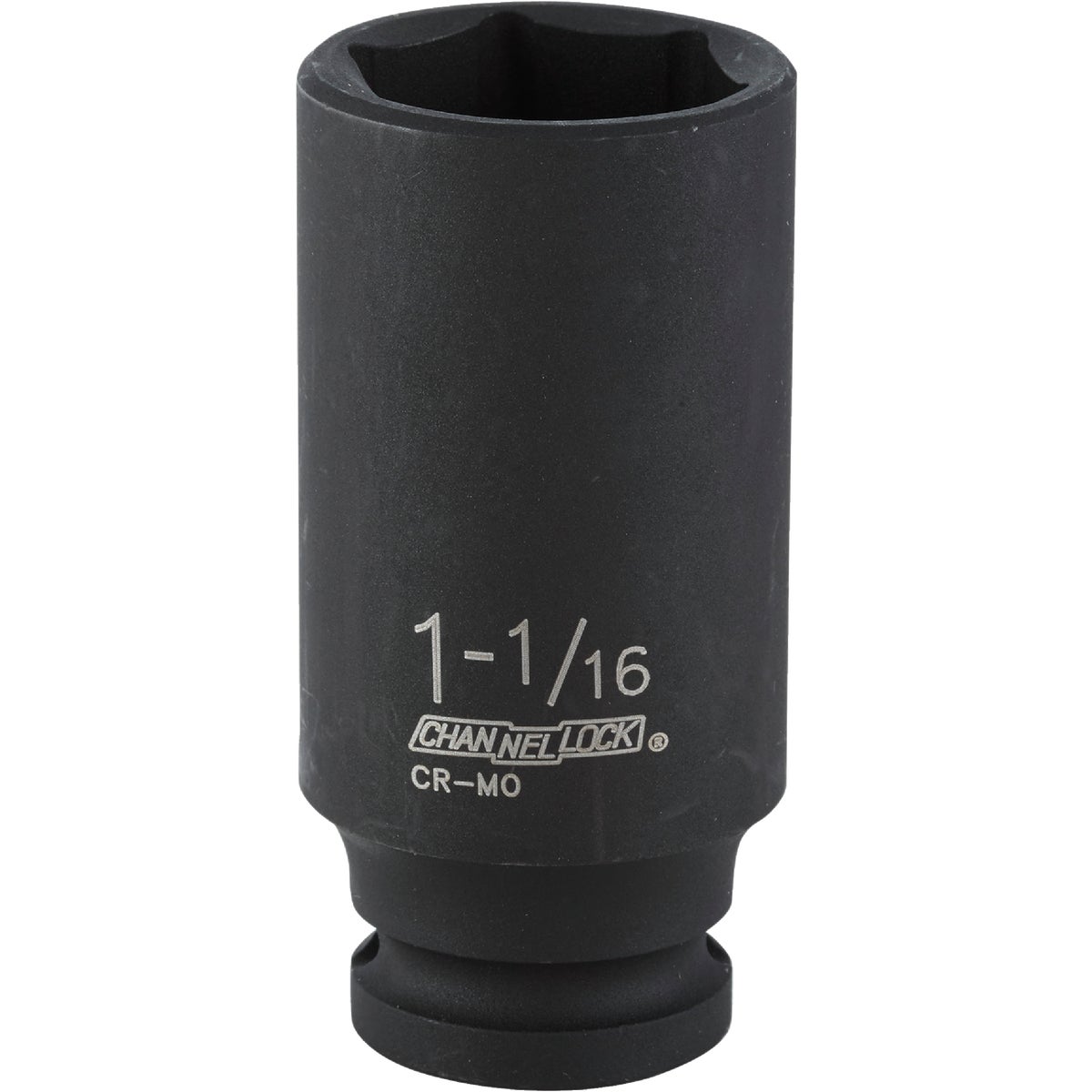Channellock 1/2 In. Drive 1-1/16 In. 6-Point Deep Standard Impact Socket Image 1