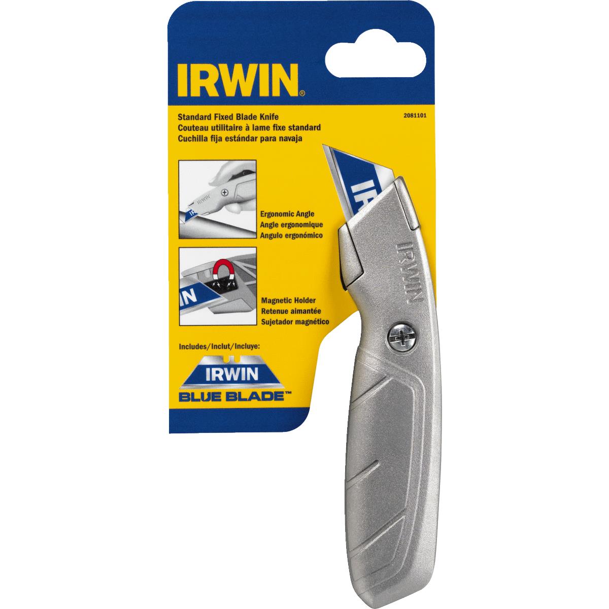 Irwin Optimized Cutting Angle Fixed Straight Utility Knife