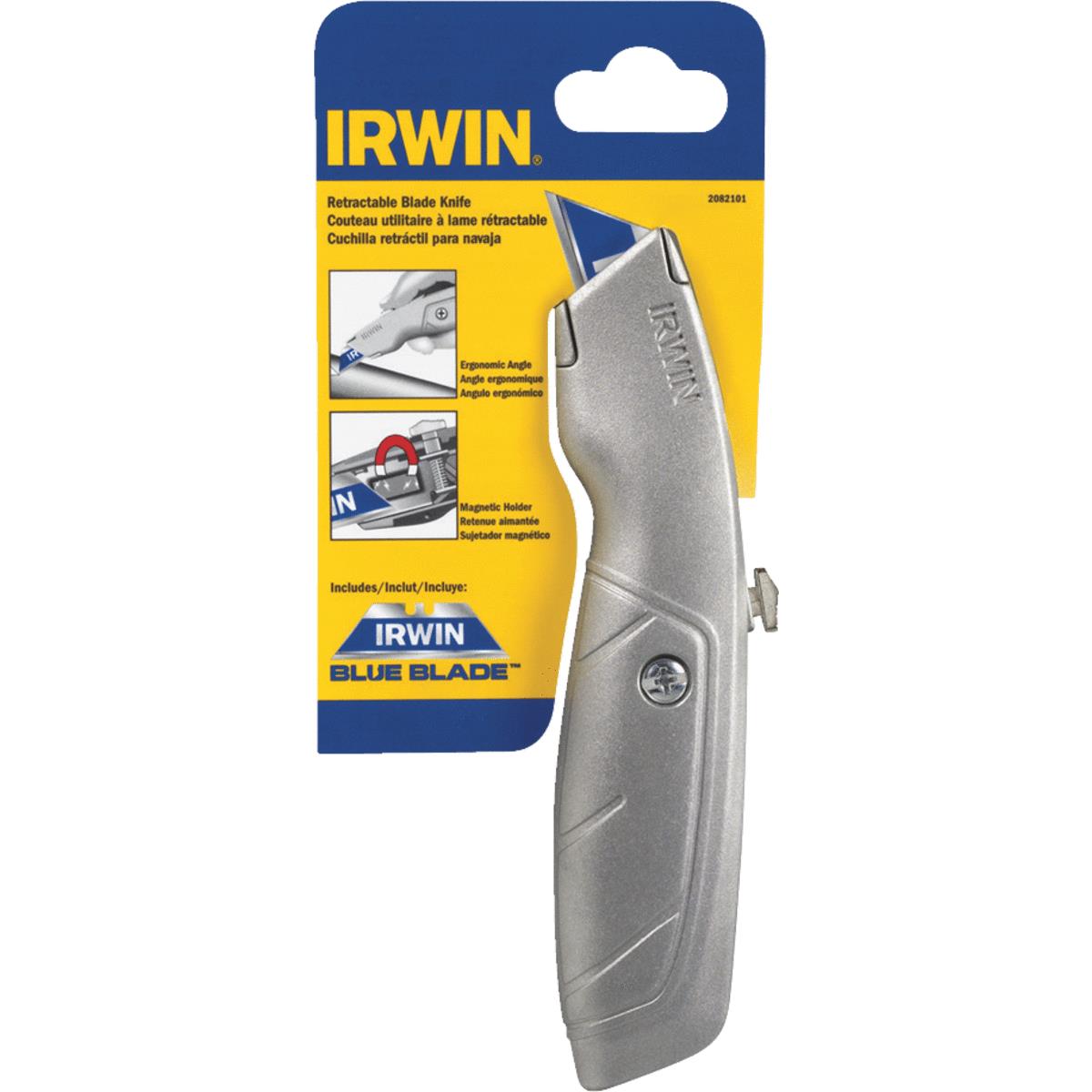 Irwin Standard Retractable Straight Utility Knife