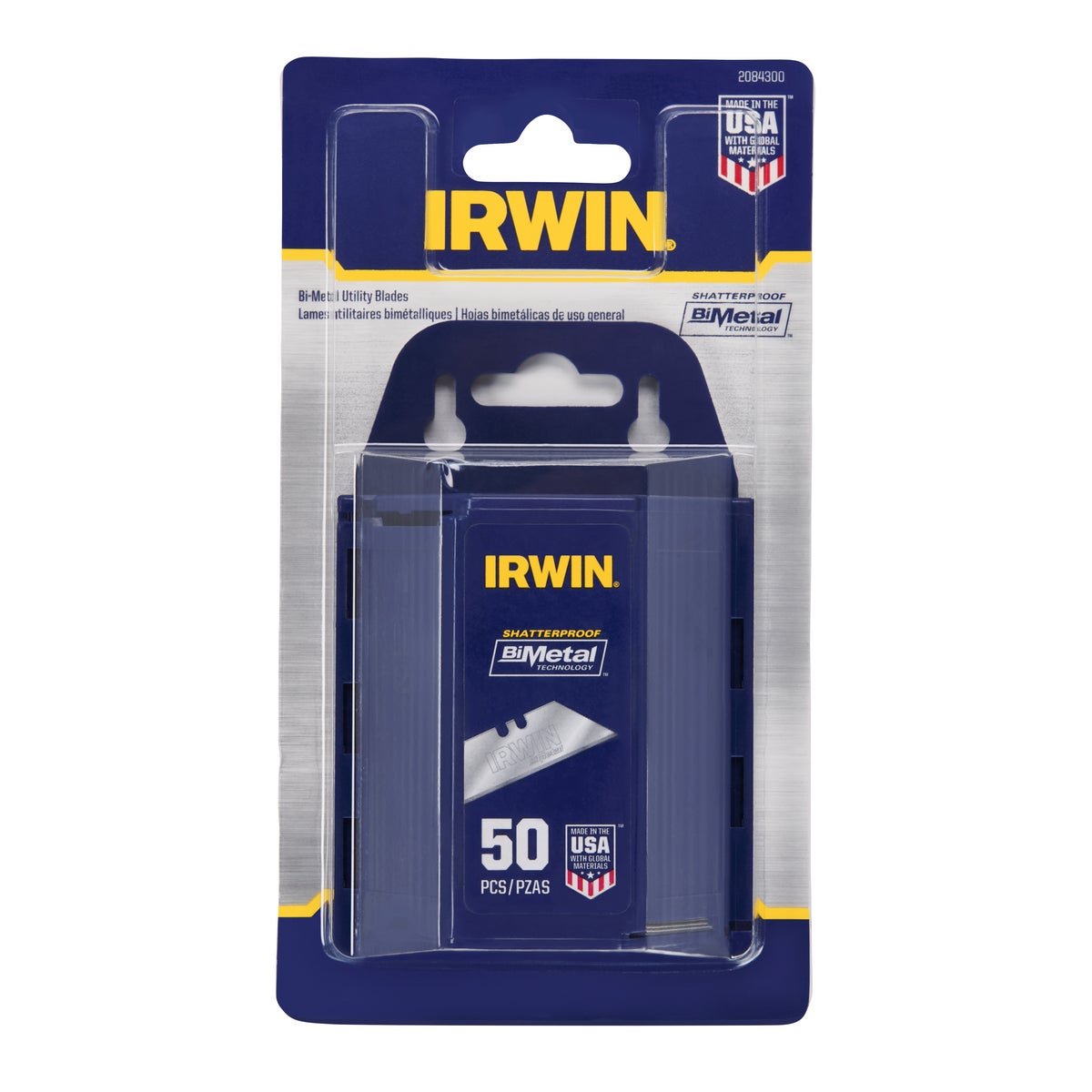 Irwin Blue Blade 2-Point 2-3/8 In. Utility Knife Blade (50-Pack) Image 2