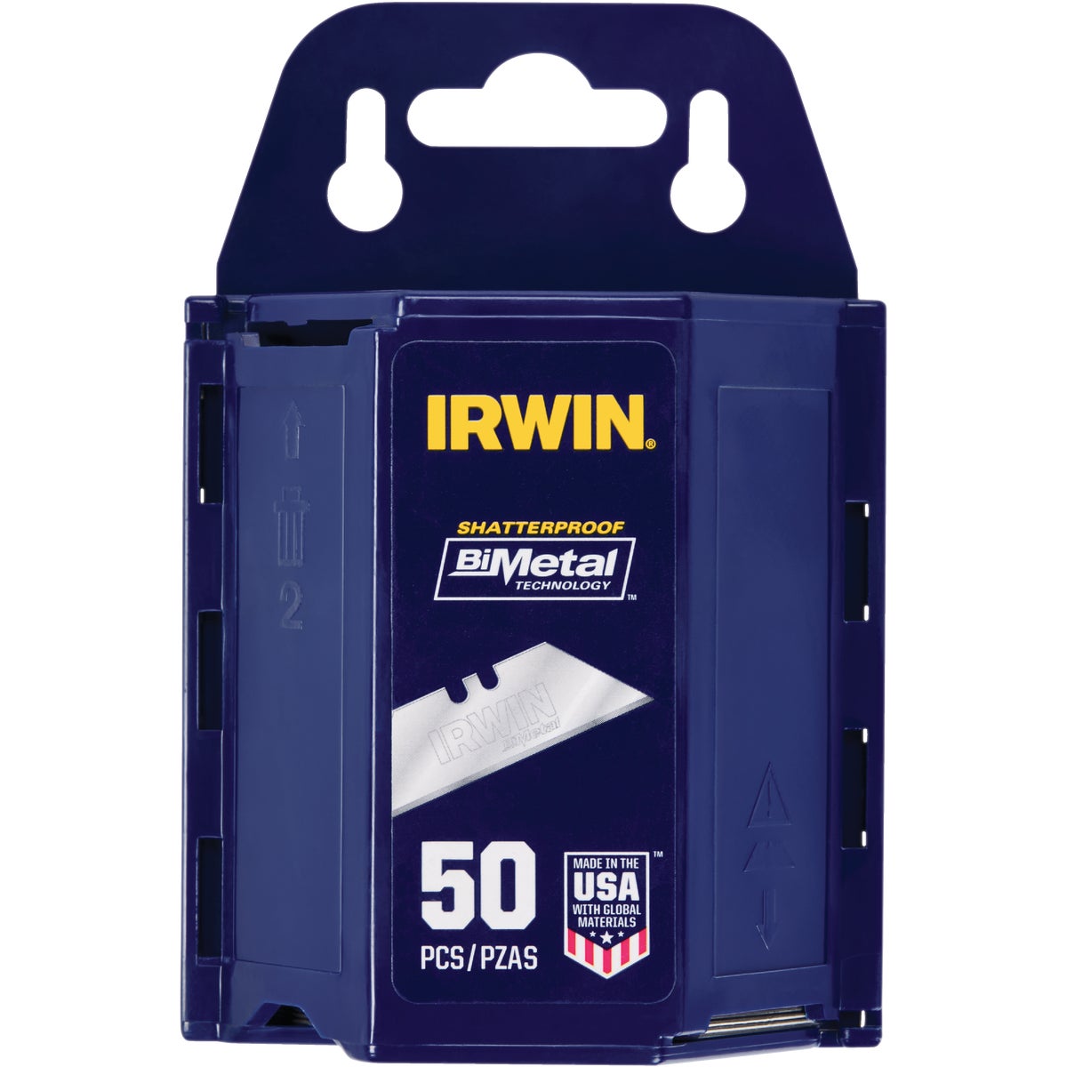 Irwin Blue Blade 2-Point 2-3/8 In. Utility Knife Blade (50-Pack)