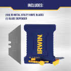 Irwin Blue Blade 2-Point 2-3/8 In. Utility Knife Blade (100-Pack) Image 2