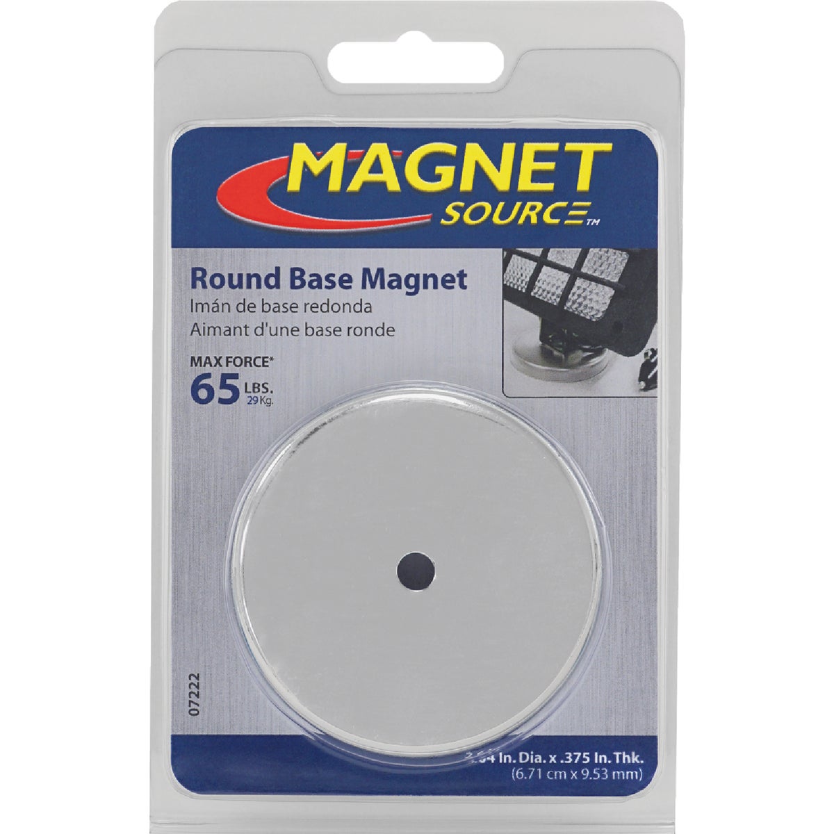 Master Magnetics 2-5/8 in. 65 Lb. Magnetic Base Image 5