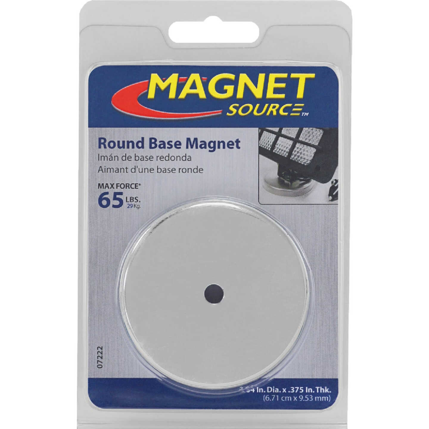 Master Magnetics 2-5/8 in. 65 Lb. Magnetic Base Image 5