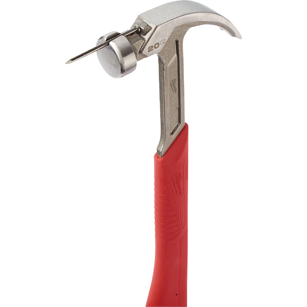 Milwaukee 20 Oz. Smooth-Face Curved Claw Hammer with Steel Handle Image 4