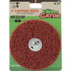 Gator 5 In. Medium Grit Drill-Mount Stripping Wheel Image 1