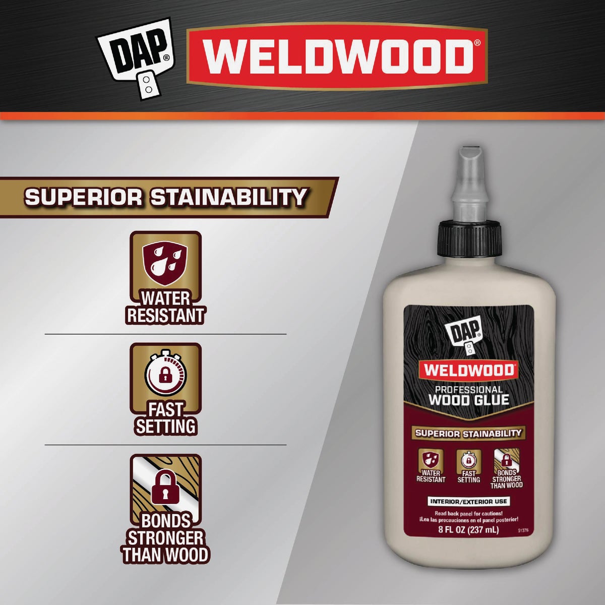 DAP Weldwood 8 oz. Professional Wood Glue Image 2
