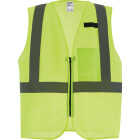 Milwaukee Class 2 High Visibility Yellow Mesh One Pocket Safety Vest, S/M Image 1