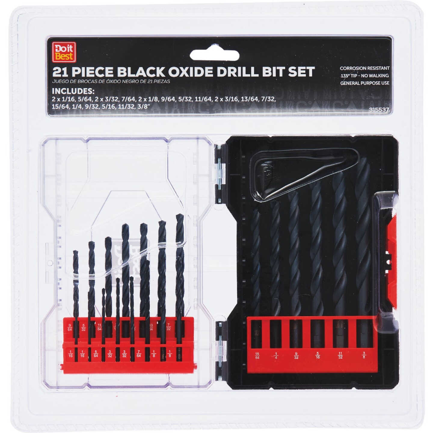 Do it Best Black Oxide Drill Bit Set (21-Piece) Image 1