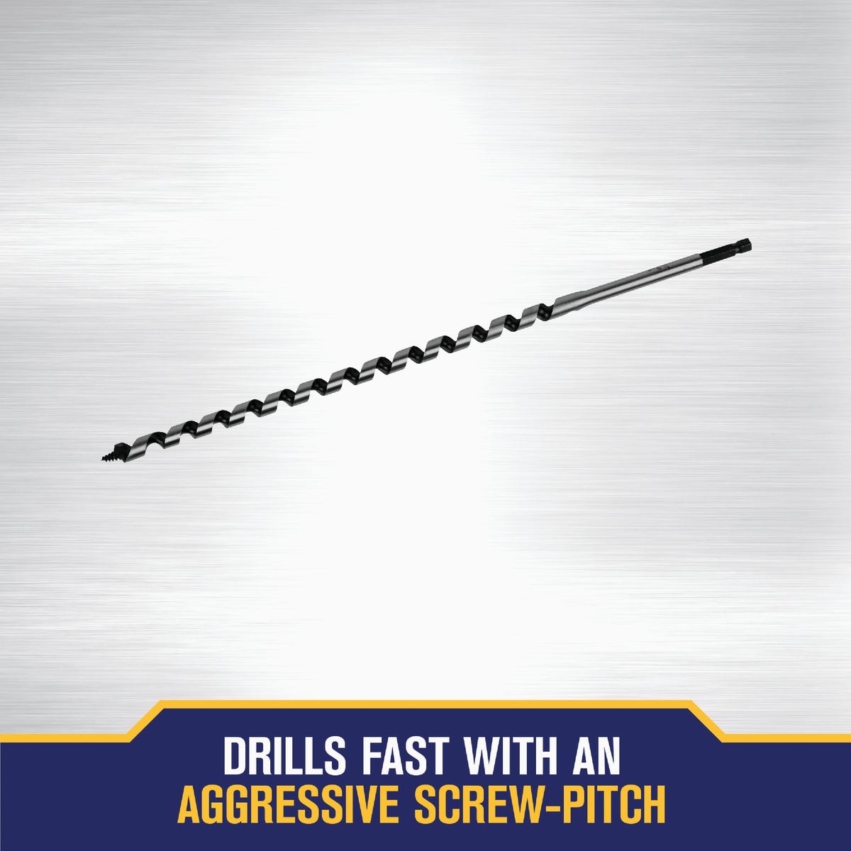 Irwin WeldTec 1/2 In. x 17 In. Quick Change Ship Auger Bit Image 3