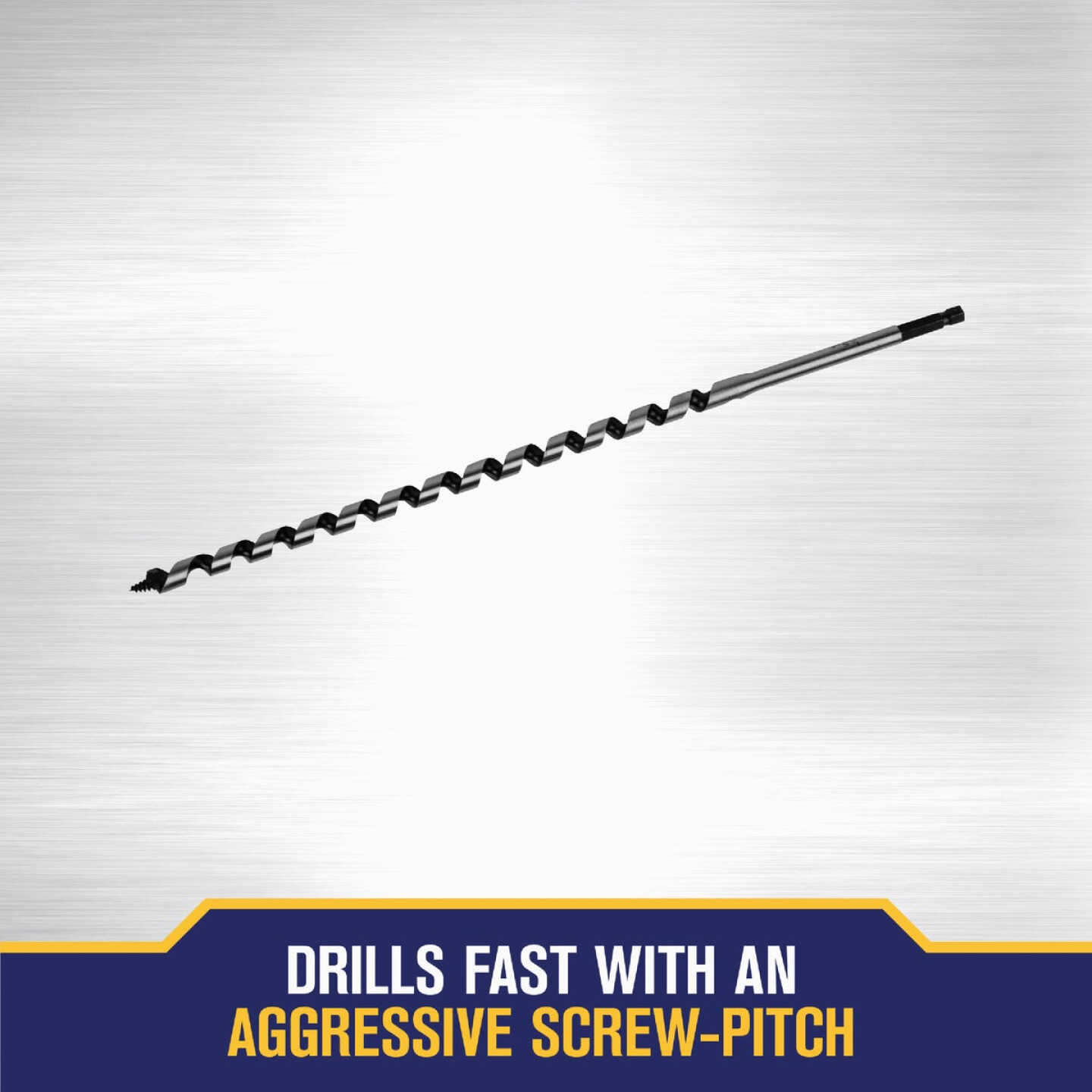 Irwin WeldTec 1/2 In. x 17 In. Quick Change Ship Auger Bit Image 3