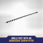 Irwin WeldTec 9/16 In. x 17 In. Quick Change Ship Auger Bit Image 4