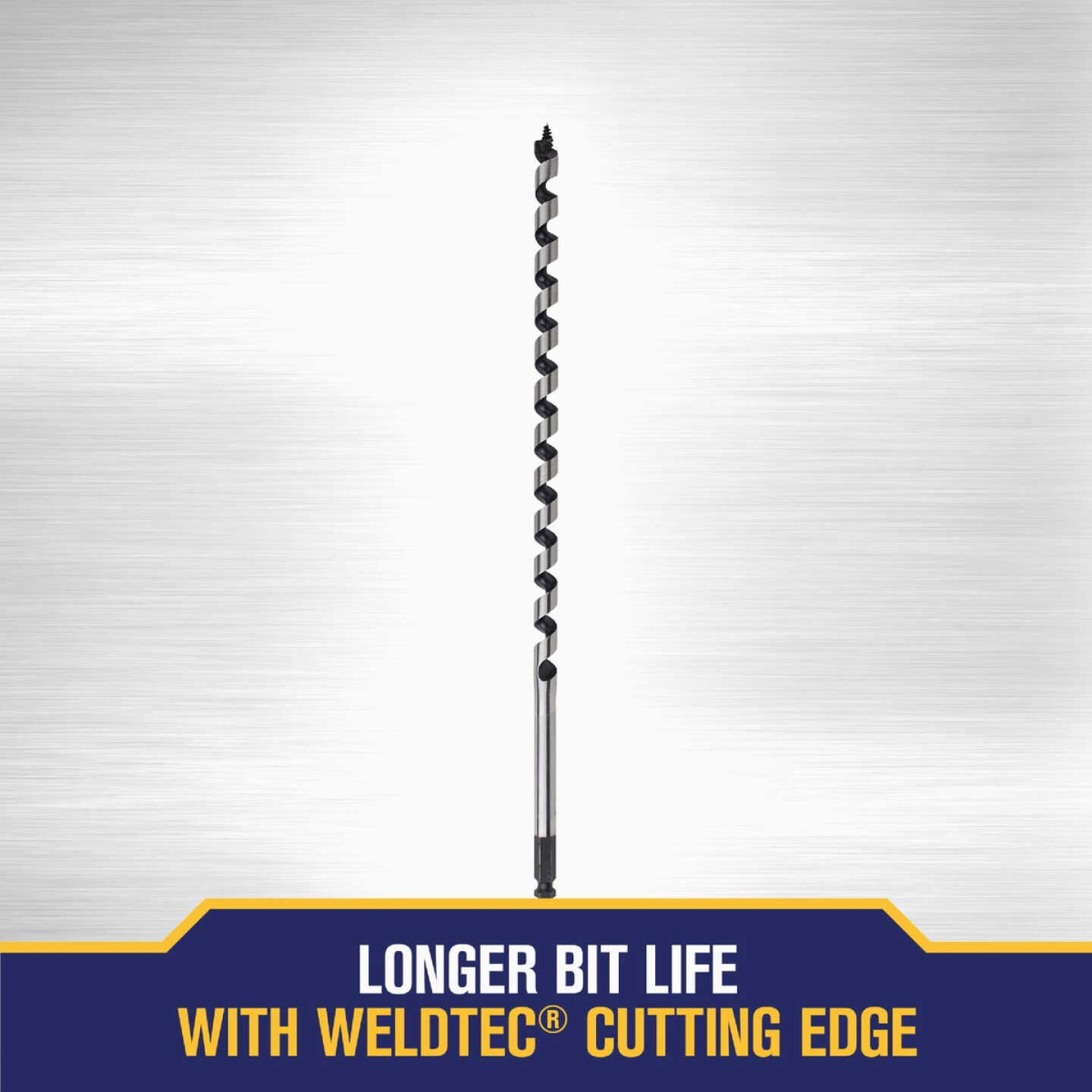 Irwin WeldTec 9/16 In. x 17 In. Quick Change Ship Auger Bit Image 3