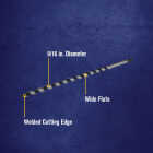 Irwin WeldTec 9/16 In. x 17 In. Quick Change Ship Auger Bit Image 2