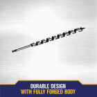 Irwin WeldTec 1 In. x 17 In. Quick Change Ship Auger Bit Image 4