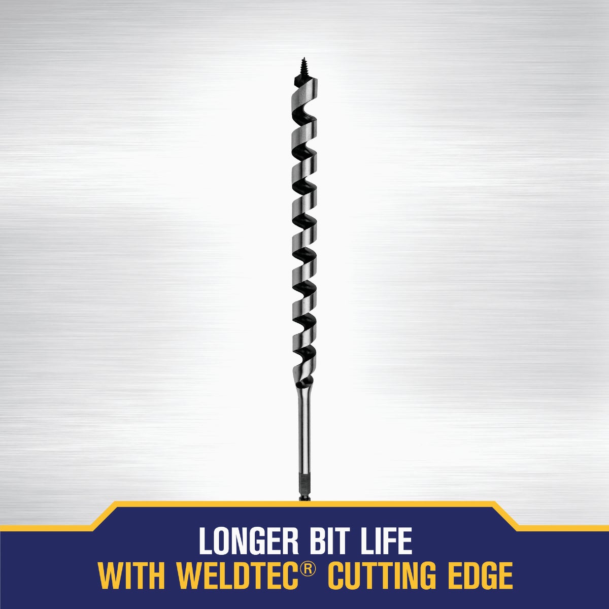 Irwin WeldTec 1 In. x 17 In. Quick Change Ship Auger Bit Image 3