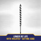 Irwin WeldTec 1 In. x 17 In. Quick Change Ship Auger Bit Image 3