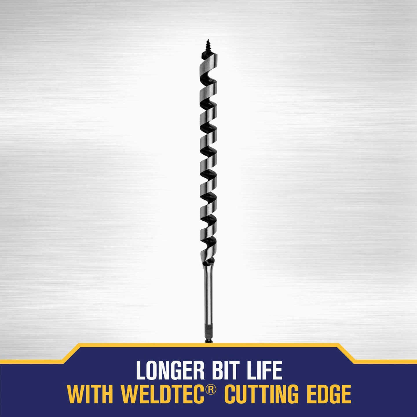 Irwin WeldTec 1 In. x 17 In. Quick Change Ship Auger Bit Image 3