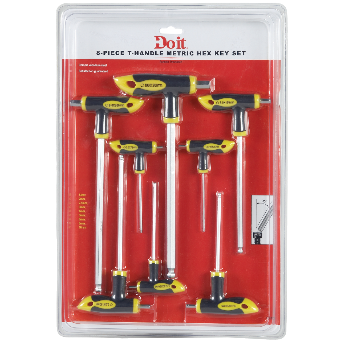 Do it Metric T-Handle Hex Key Set, 8-Piece Image 2