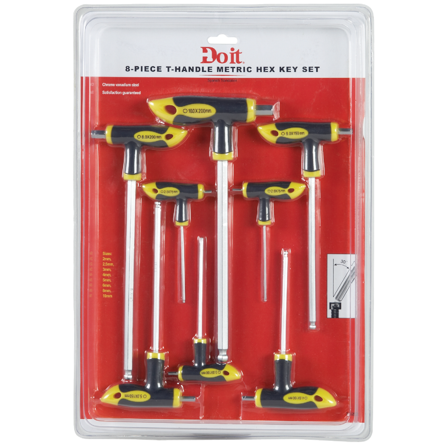 Do it Metric T-Handle Hex Key Set, 8-Piece Image 2