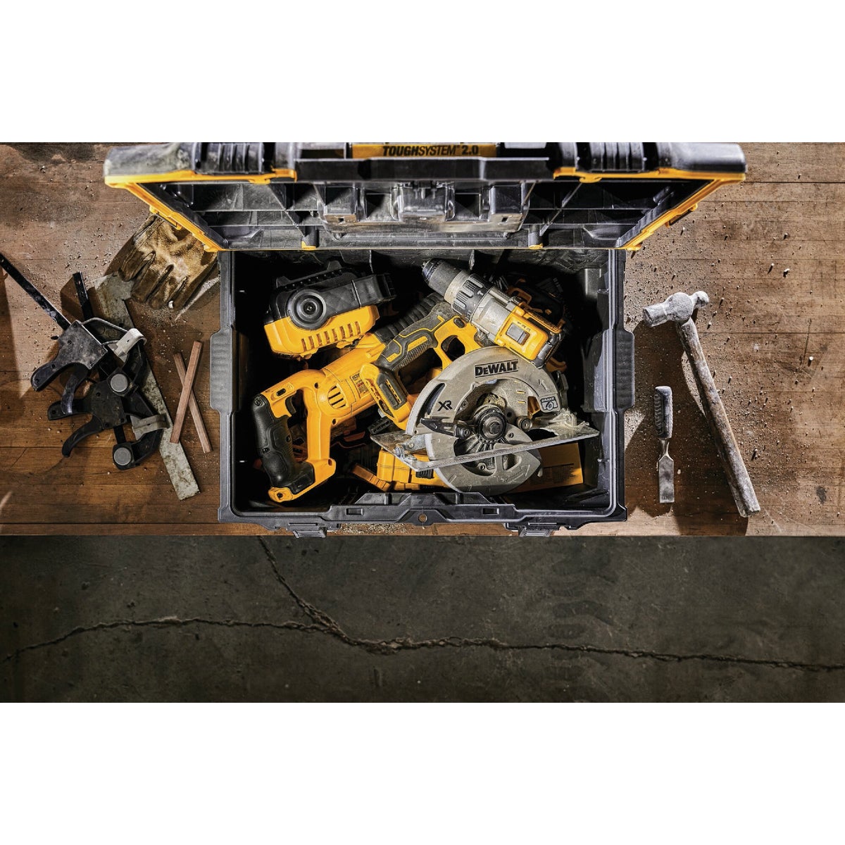 DEWALT ToughSystem 2.0 XL Tool Box, 110 Lb. Capacity Image 2