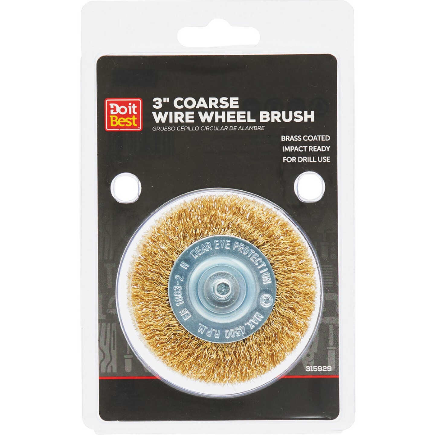 Do it Best 3 In. Mounted, Coarse Drill-Mounted Wire Wheel Image 1