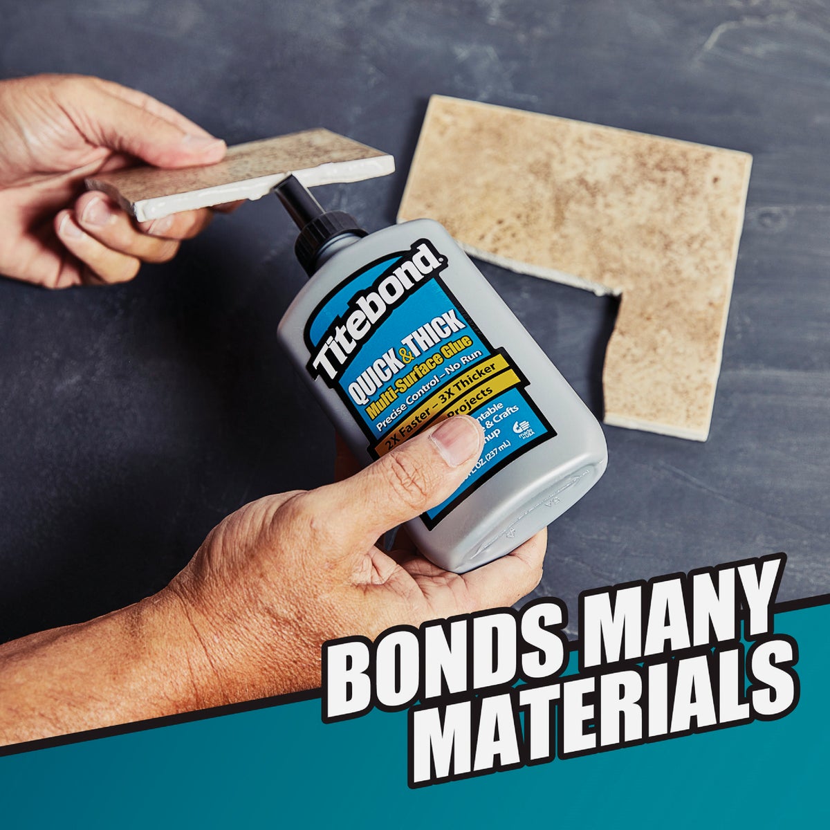 Titebond 16 Oz. Quick & Thick Multi-Surface Wood Glue Image 4