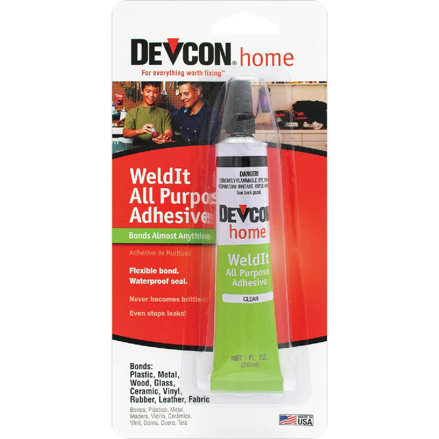 Devcon All Purpose 1 Oz. WeldIt Household Cement Adhesive Image 1
