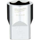 Milwaukee 1/2 In. Drive 13/16 In. 6-Point Shallow Standard Socket with FOUR FLAT Sides Image 1