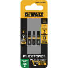 DEWALT FlexTorq 1 In. T25 TORX Impact Screwdriver Bit (3-Pack) Image 4