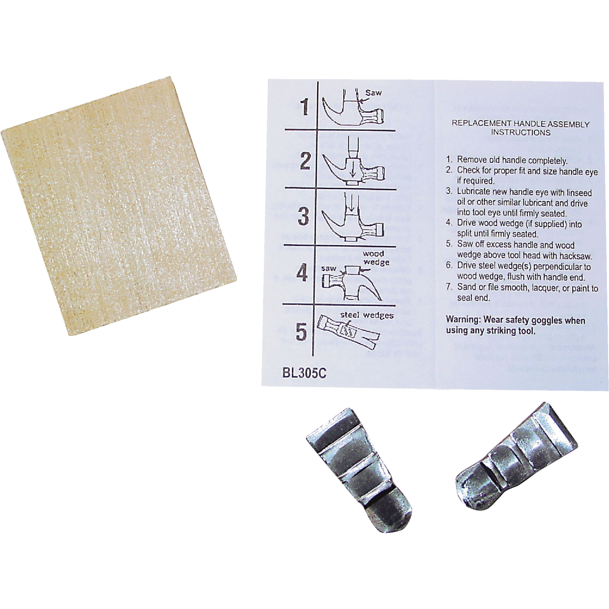 Do it Wood/Steel Hammer and Hatchet Handle Wedge Image 2