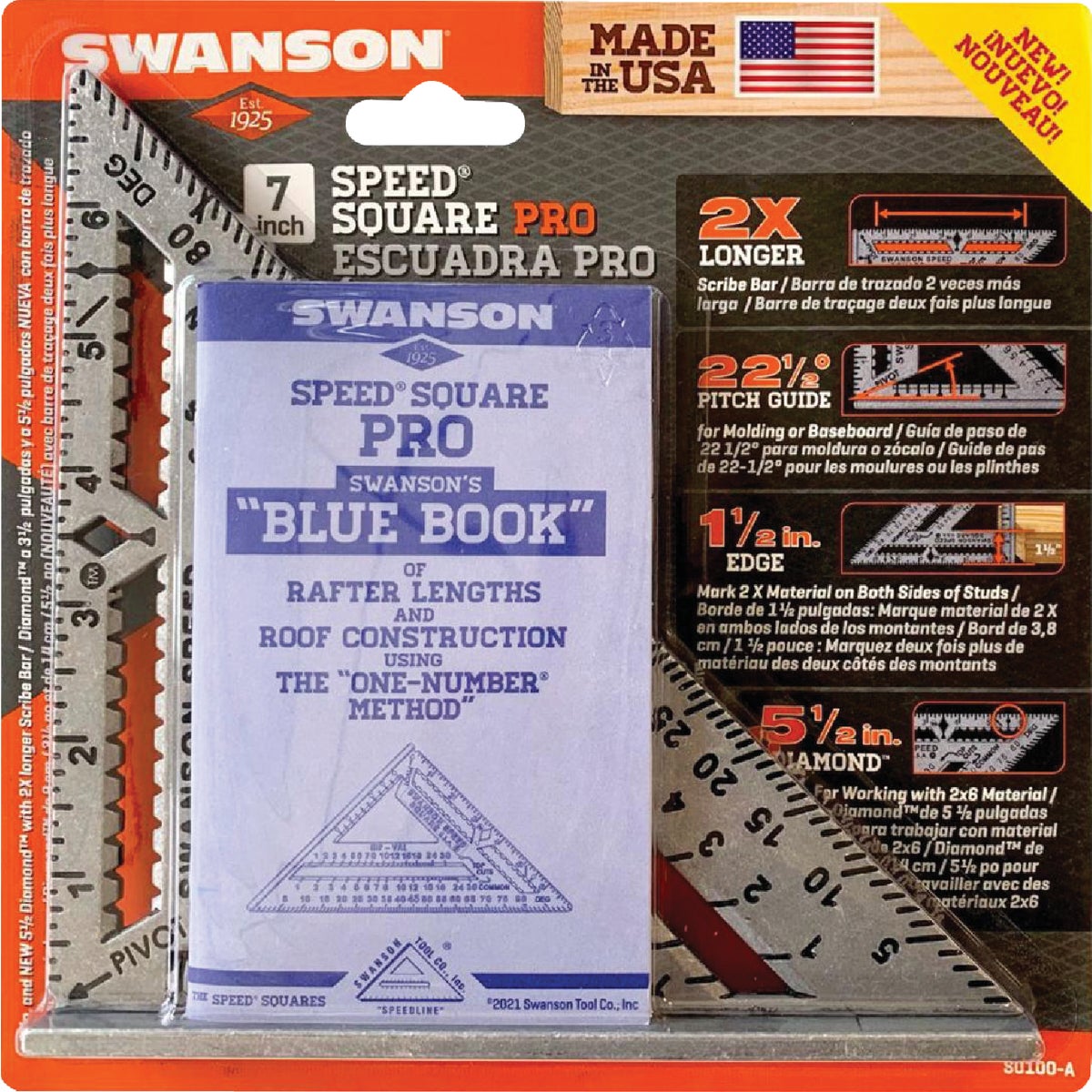 Swanson Speed Square Pro Rafter Square
